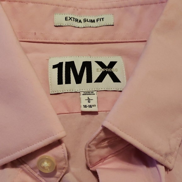 Pink Express button down - Picture 2 of 3